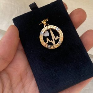 آویز طلا ضربان و قلب سه بعدی - اتمام موجودی