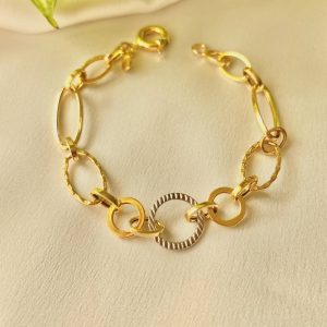 دستبند طلا کلاسیک 533001 - اتمام موجودی