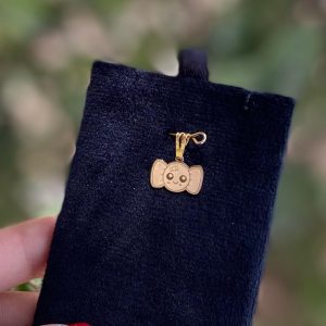 پلاک طلا فیل شکلاتی 141519