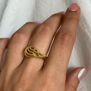 انگشتر طلا بال فرشته 110801