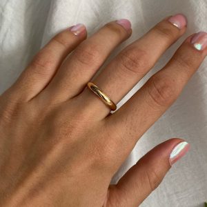 انگشتر طلا رینگ ساده 3 میل 111154 - اتمام موجودی