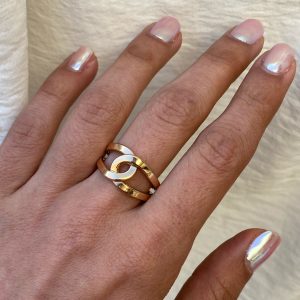 انگشتر طلا گره بینهایت 111205 - اتمام موجودی