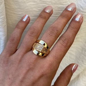 انگشتر طلا فبوژن و آینه ای - اتمام موجودی