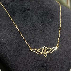 گردنبند طلا گل 181656 - اتمام موجودی