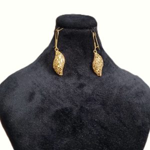 گوشواره طلا فیوژن موج 121423 - اتمام موجودی