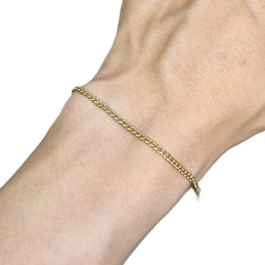 پابند و دستبند طلا کارتیر 3 میل 331315 - اتمام موجودی