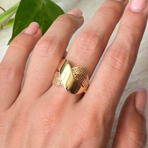 انگشتر طلا فیوژن ضربدری 511045