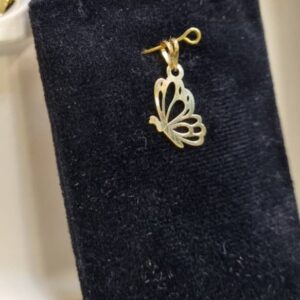 پلاک آویز طلا پروانه 145730 - اتمام موجودی