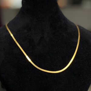 گردنبند طلا زنجیر هرینگبون 2.5 میل 181209