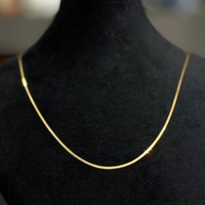 گردنبند طلا هرینگبون 1 میل 181761