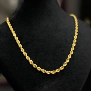 گردنبند طلا طنابی 5 میل 181782 - اتمام موجودی