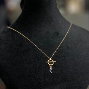 گردنبند طلا تیفانی با آویز ماه 181762