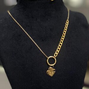 گردنبند طلا تیفانی قلب و کلید کارتیر 181763