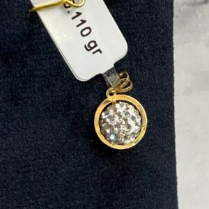 پلاک طلا سواروسکی سفید 14574507 - اتمام موجودی