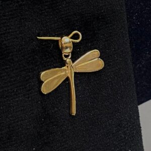 پلاک طلا سنجاقک 145619