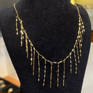 گردنبند طلا شرابه دار 181882