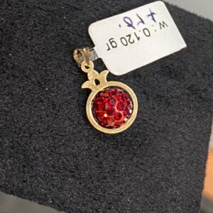 پلاک طلا انار سواروفسکی 145923 - اتمام موجودی