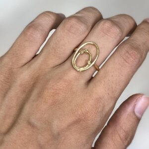 انگشتر طلا گوی متحرک 511122